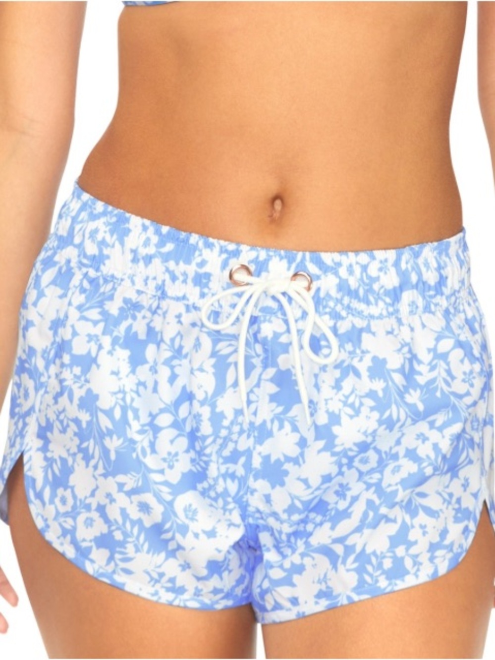 Raisins Juniors Laguna Printed Board Shorts-Blue/White Size XL